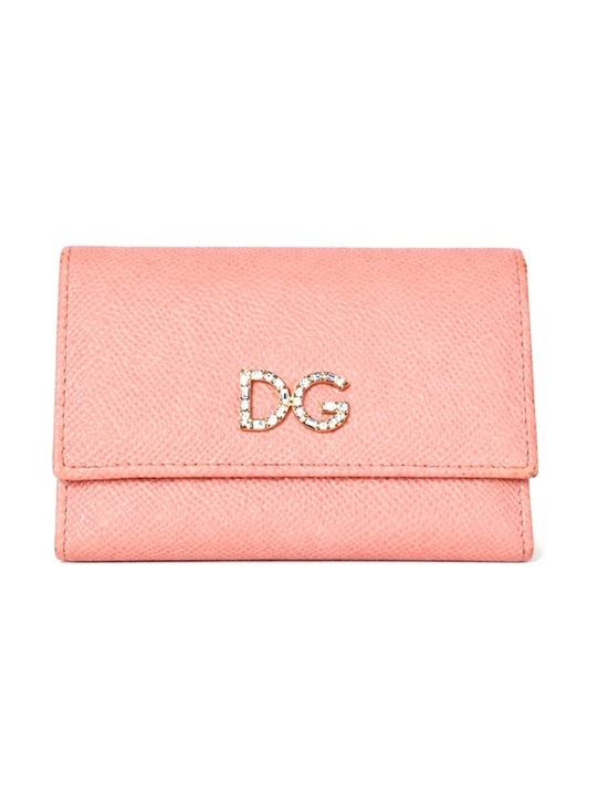 Dolce & Gabbana Handbags - Dolce & Gabbana Dauphine Crystal Embelled Trifold Compact Wallet